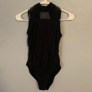 Black w/ polka dot mesh Wear Moi Leo!